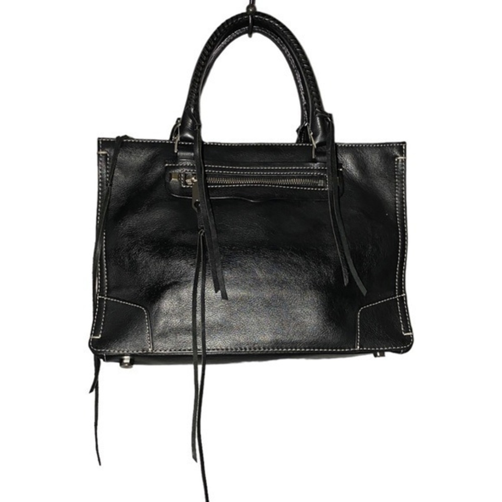 Rebecca Minkoff Black Leather Biker Handbag